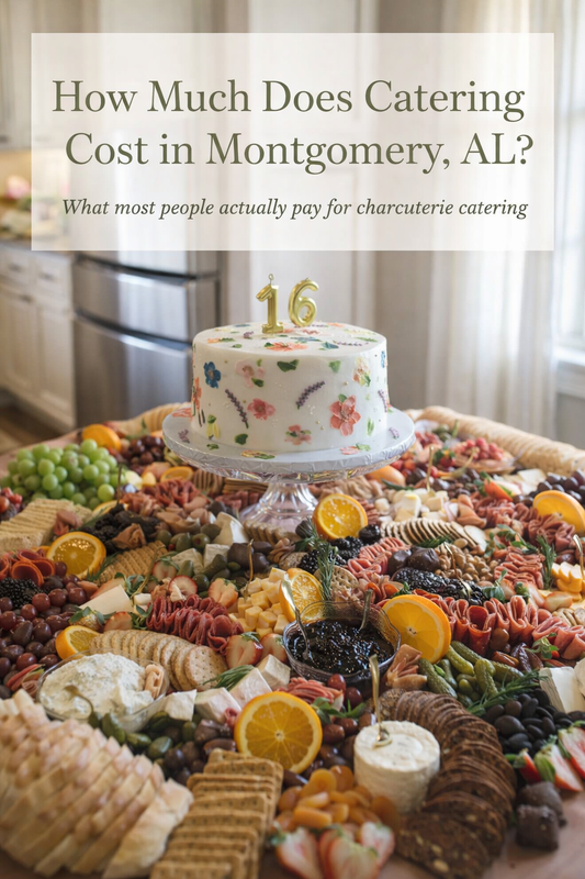 Discover why grazing tables and charcuterie catering are replacing traditional buffet catering for weddings, corporate events, and parties in Montgomery, Alabama.