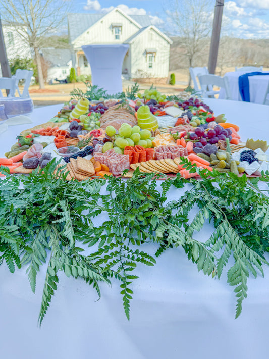 Luxury wedding charcuterie in Montgomery, Alabama